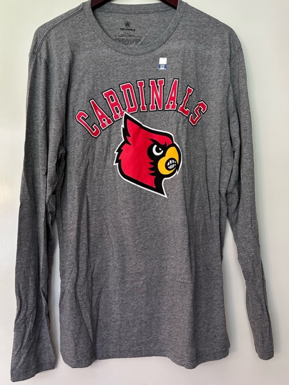 Arizona Cardinals Long Sleeve Graphic T-Shirt Gray Men’s Large NFL Football NWT